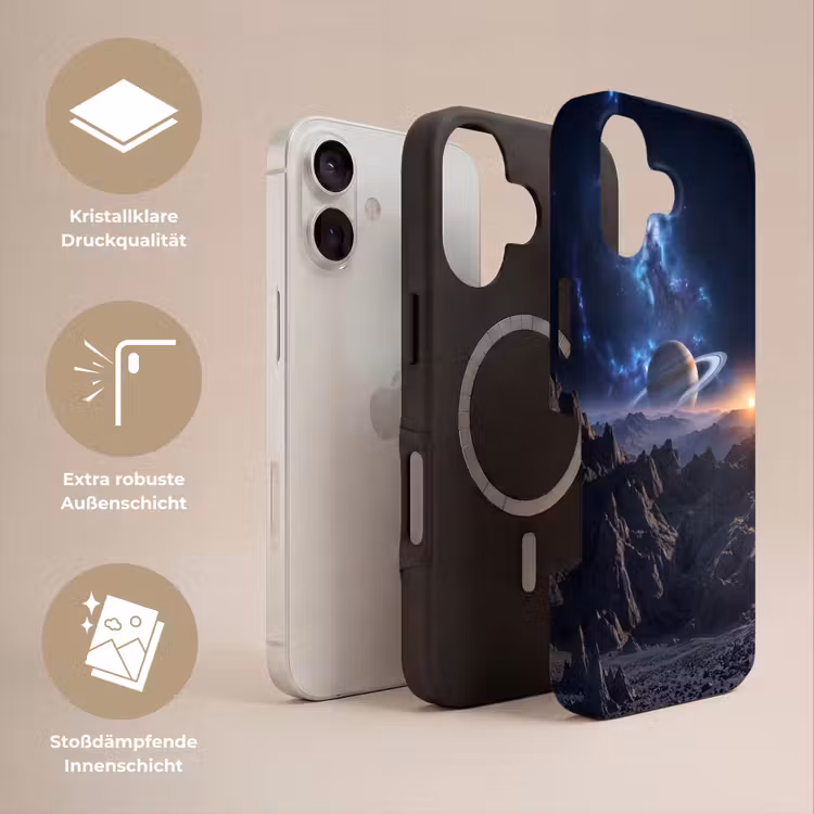 Fantasy - Kosmos - Landschap Toughcase MagSafe Apple iPhone 17 klein -USP_Lagen_DE