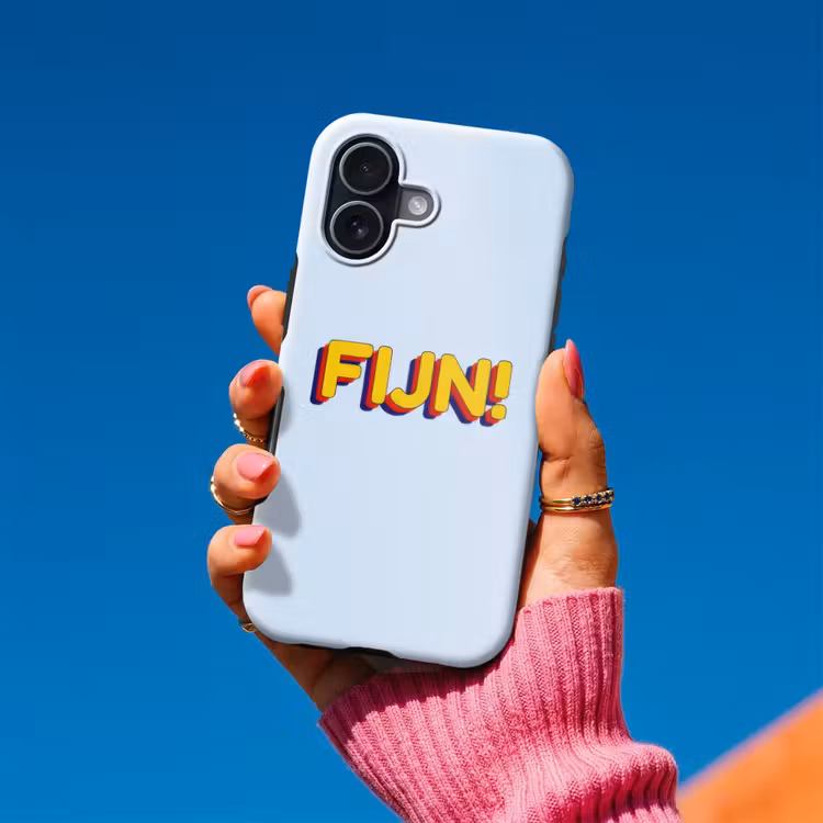 Fijn - Geel - Oranje Toughcase MagSafe Apple iPhone 17 klein -Sfeer1V
