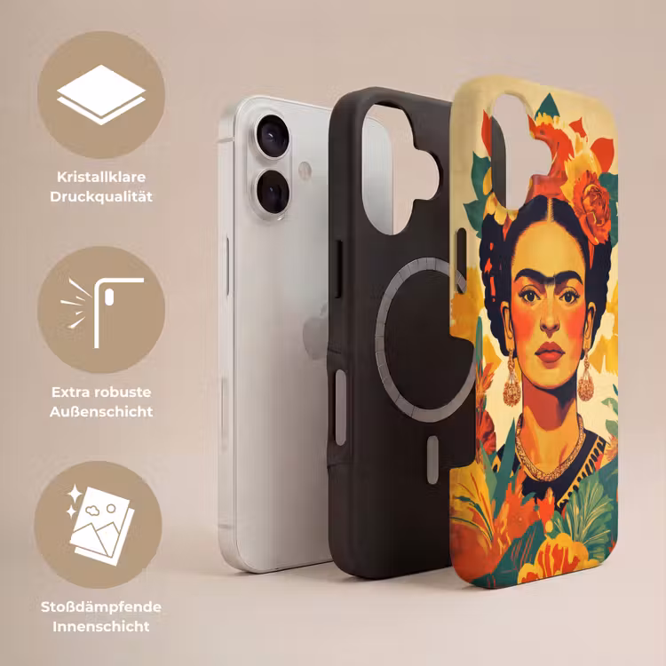 Vrouwelijk - Bloemen - Sieraden Toughcase MagSafe Apple iPhone 17 klein -USP_Lagen_DE