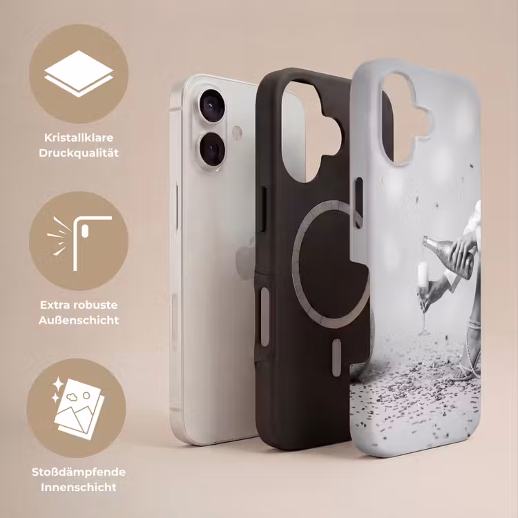 Feestelijk - Champagne - Discobal Toughcase MagSafe Apple iPhone 17 klein -USP_Lagen_DE