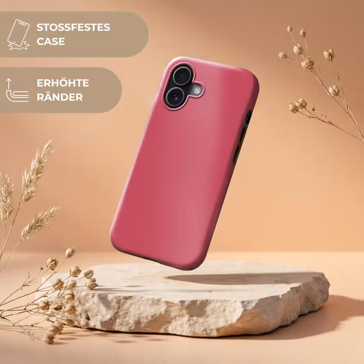 Bold - Berry - Rood Toughcase MagSafe Apple iPhone 17 klein 1017 -USP_RandenV_DE