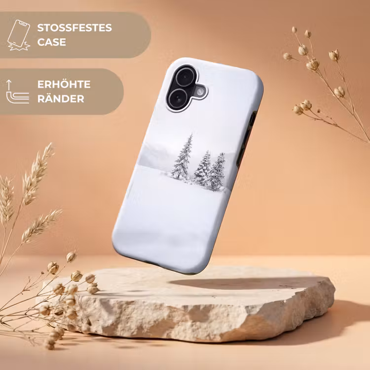 Fijnsparren - Sneeuw - Winter - Landschap - Stilte Toughcase MagSafe Apple iPhone 17 klein -USP_RandenV_DE
