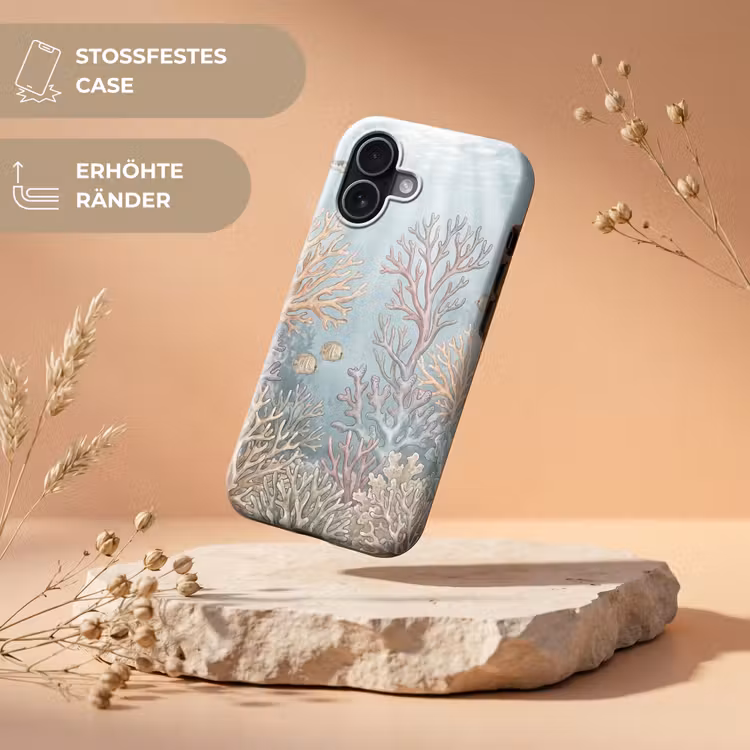 Vis - Koraal - Oceaan - Illustratie - Onderwater Toughcase MagSafe Apple iPhone 17 klein -USP_RandenV_DE