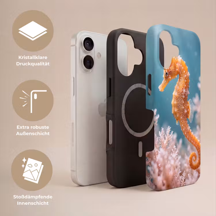 Vis - Koraal - Oceaan - Macro - Oranje Toughcase MagSafe Apple iPhone 17 klein -USP_Lagen_DE