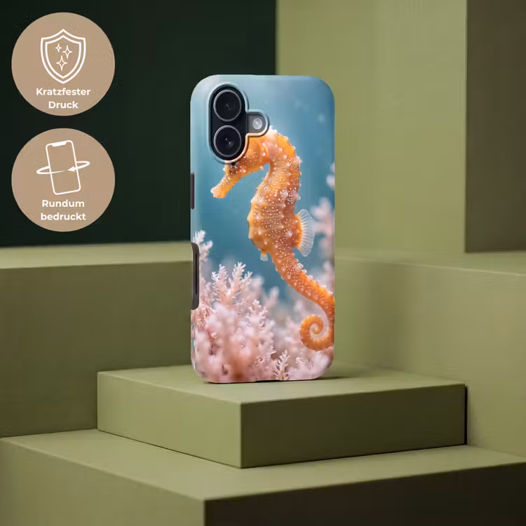 Vis - Koraal - Oceaan - Macro - Oranje Toughcase MagSafe Apple iPhone 17 klein -USP_PrintM_DE