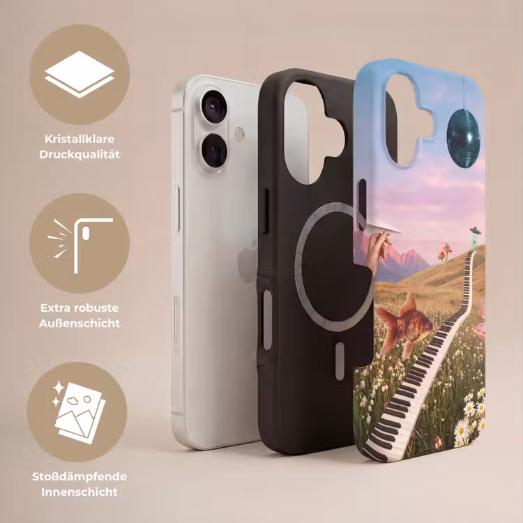 Handyhülle Toughcase - Fisch – Natur – Abstrakt - Vis - Natuur - Abstract Toughcase MagSafe Apple iPhone 17 klein