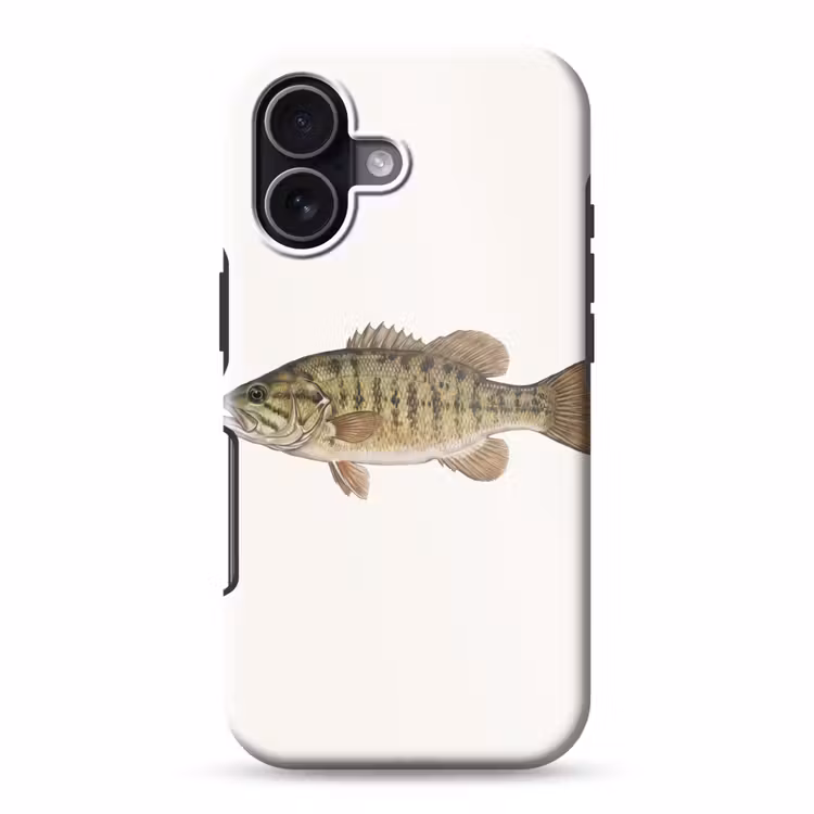 Vissen - Natuur - Vintage Toughcase MagSafe Apple iPhone 17 klein -3d