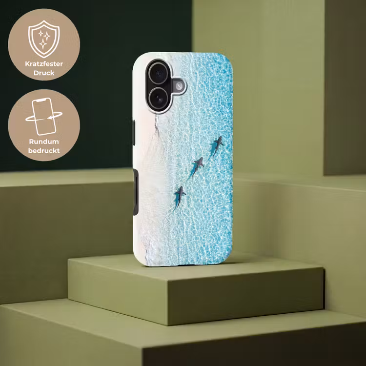 Vis - Oceaan - Strand - Turquoise - Natuur Toughcase MagSafe Apple iPhone 17 klein -USP_PrintM_DE