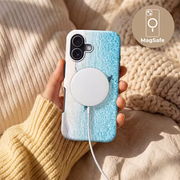 Vis - Oceaan - Strand - Turquoise - Natuur Toughcase MagSafe Apple iPhone 17 klein -USP_MagsafeV