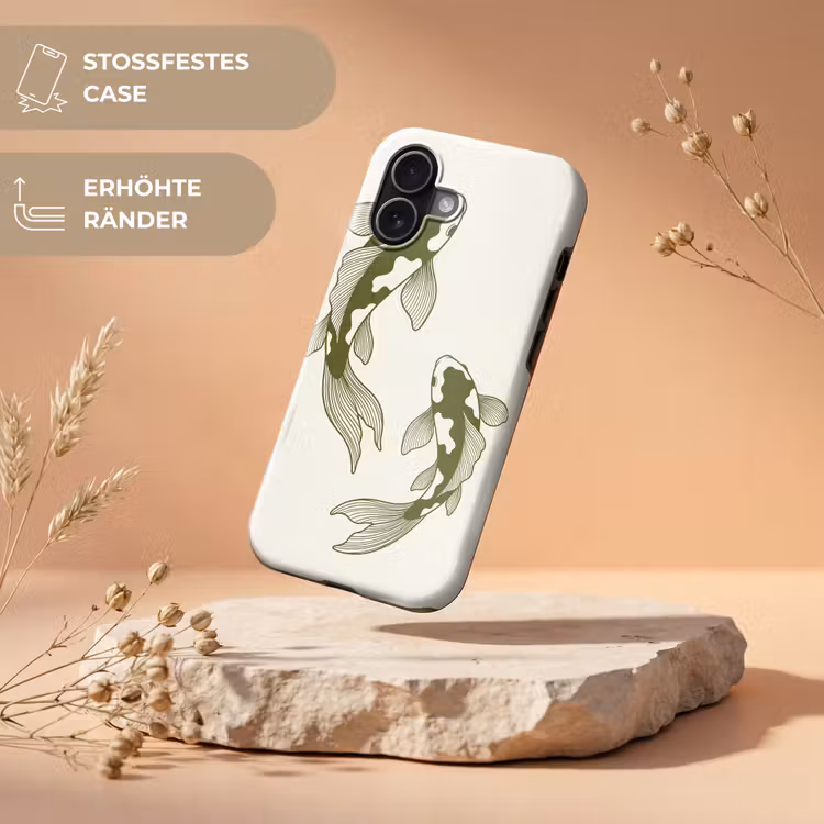 Vis - Zwemmend - Groen - Abstract - Dieren Toughcase MagSafe Apple iPhone 17 klein -USP_RandenV_DE
