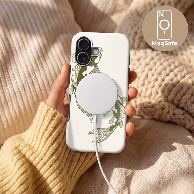 Vis - Zwemmend - Groen - Abstract - Dieren Toughcase MagSafe Apple iPhone 17 klein -USP_MagsafeV