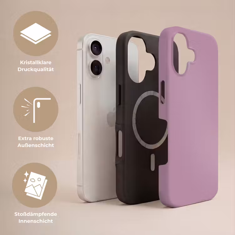 Lilac - Paars - Mauve Toughcase MagSafe Apple iPhone 17 klein 1017 -USP_Lagen_DE