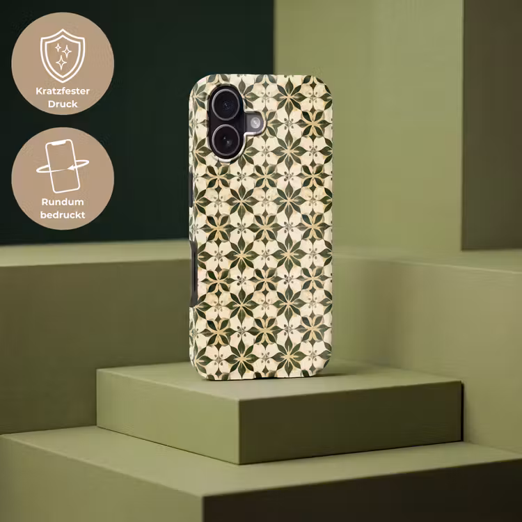 Tegel - Dessin - Groen Toughcase MagSafe Apple iPhone 17 klein 1017 -USP_PrintM_DE