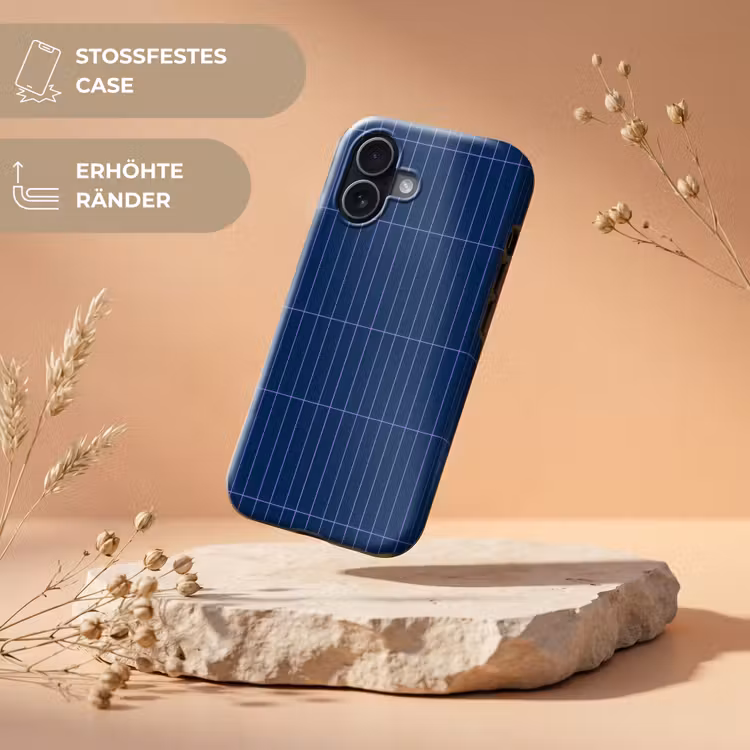 Tegels - Langwerpig - Blauw Toughcase MagSafe Apple iPhone 17 klein 1017 -USP_RandenV_DE