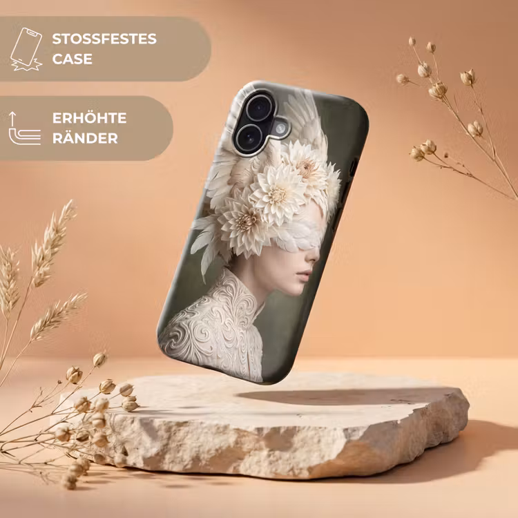 Vleugels - Vrouw - Wit Toughcase MagSafe Apple iPhone 17 klein -USP_RandenV_DE