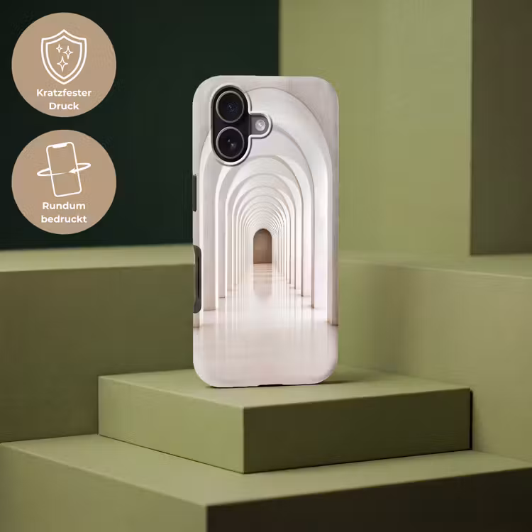Hal - Bogen - Symmetrisch - Modern Toughcase MagSafe Apple iPhone 17 klein -USP_PrintM_DE