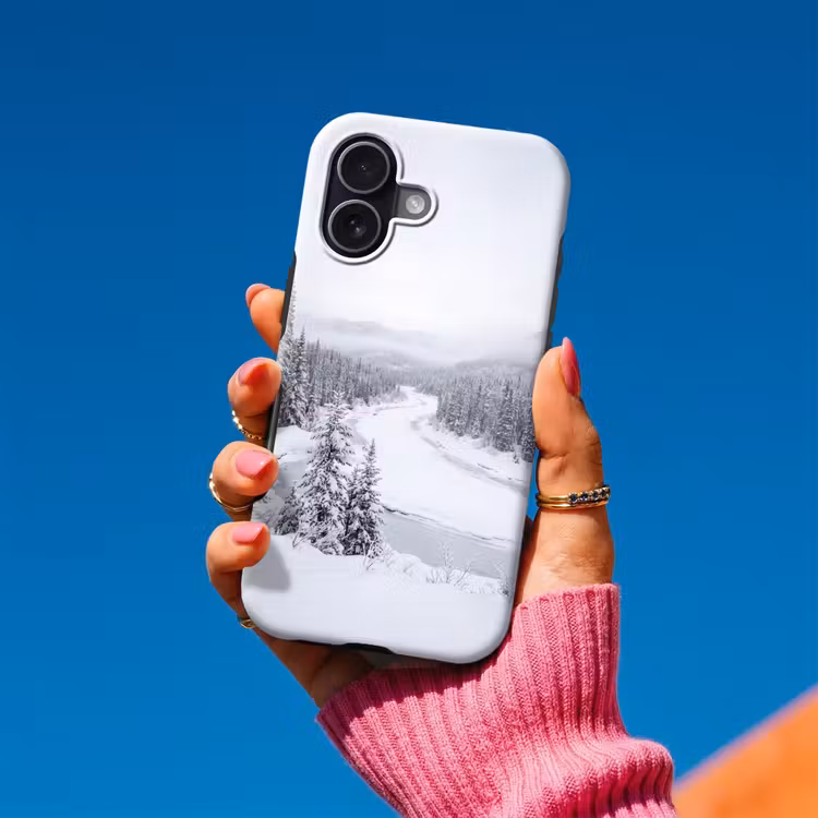 Rivier - Bevroren - Landschap - Winter Toughcase MagSafe Apple iPhone 17 klein -Sfeer1V