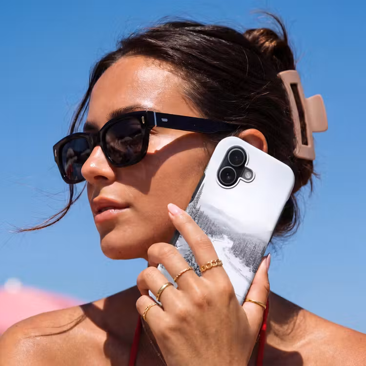 Rivier - Bevroren - Landschap - Winter Toughcase MagSafe Apple iPhone 17 klein -Sfeer2V