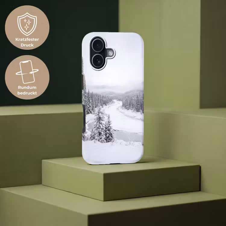 Rivier - Bevroren - Landschap - Winter Toughcase MagSafe Apple iPhone 17 klein -USP_PrintM_DE