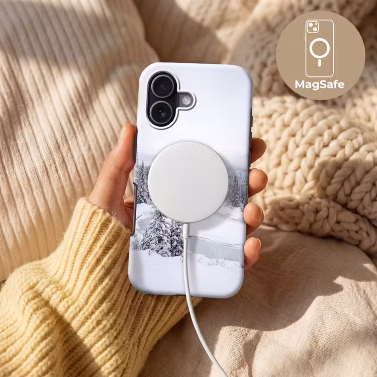 Rivier - Bevroren - Landschap - Winter Toughcase MagSafe Apple iPhone 17 klein -USP_MagsafeV