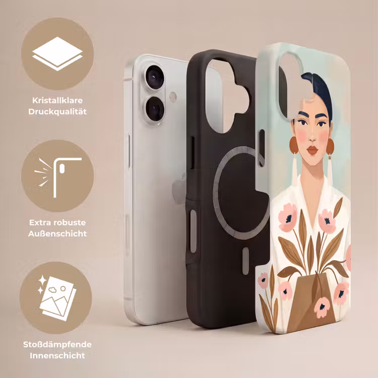 Vrouw - Kimono - Pastel Toughcase MagSafe Apple iPhone 17 klein -USP_Lagen_DE