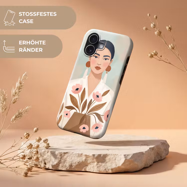 Vrouw - Kimono - Pastel Toughcase MagSafe Apple iPhone 17 klein -USP_RandenV_DE