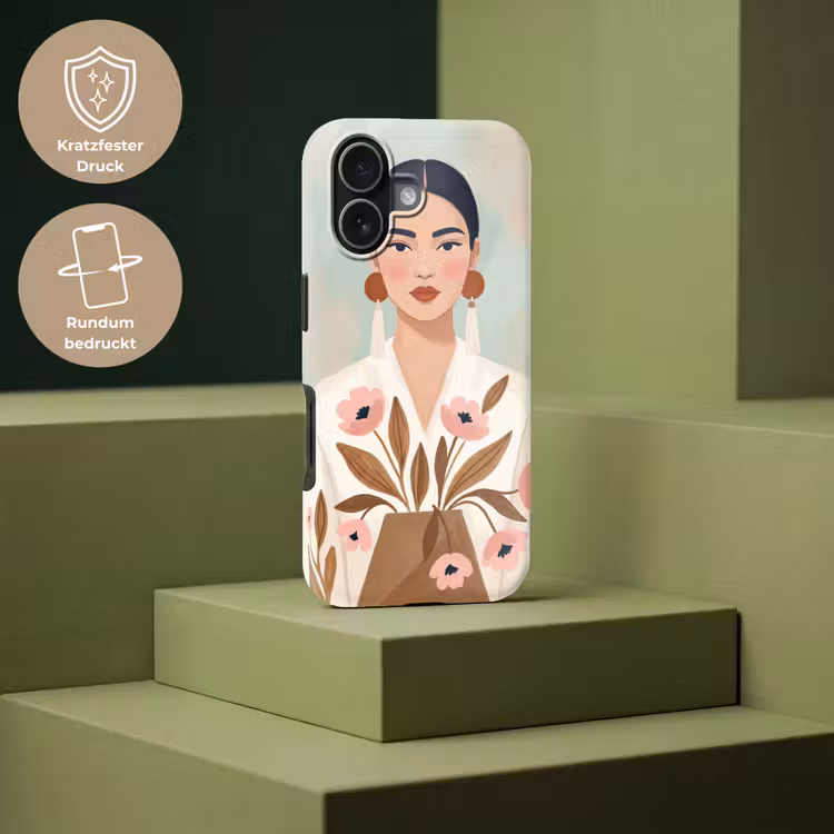 Vrouw - Kimono - Pastel Toughcase MagSafe Apple iPhone 17 klein -USP_PrintM_DE