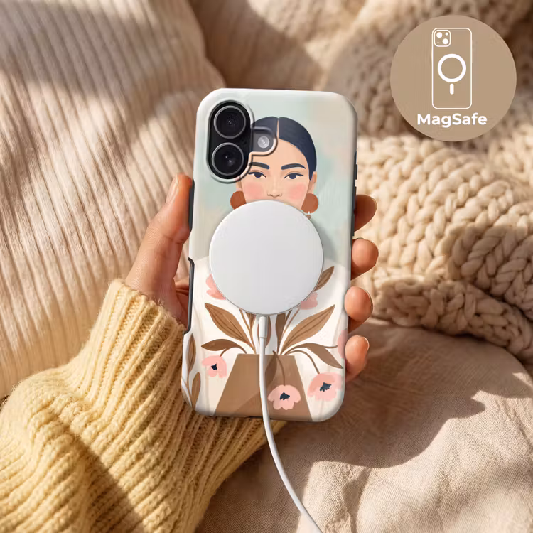 Vrouw - Kimono - Pastel Toughcase MagSafe Apple iPhone 17 klein -USP_MagsafeV