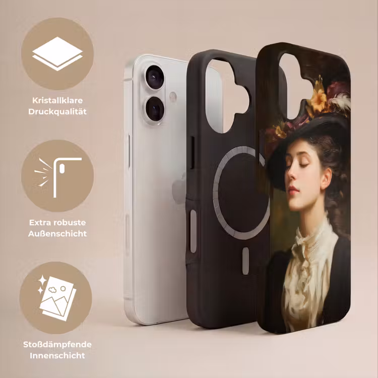 Vrouw - Victoriaans - Portret Toughcase MagSafe Apple iPhone 17 klein -USP_Lagen_DE