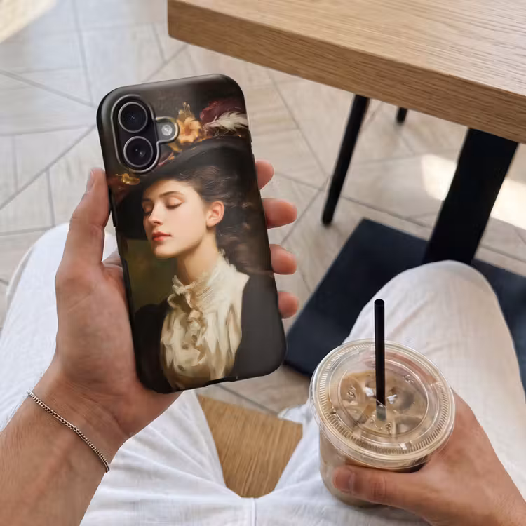 Vrouw - Victoriaans - Portret Toughcase MagSafe Apple iPhone 17 klein -Sfeer1M