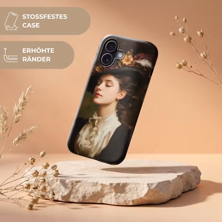 Vrouw - Victoriaans - Portret Toughcase MagSafe Apple iPhone 17 klein -USP_RandenV_DE