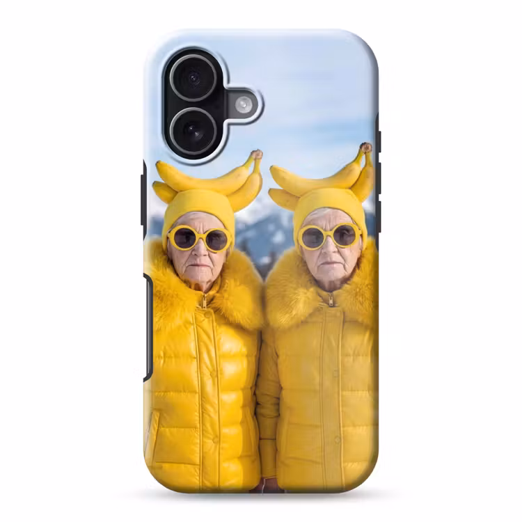 Vrouwen - Bananen - Geel Toughcase MagSafe Apple iPhone 17 klein -3d