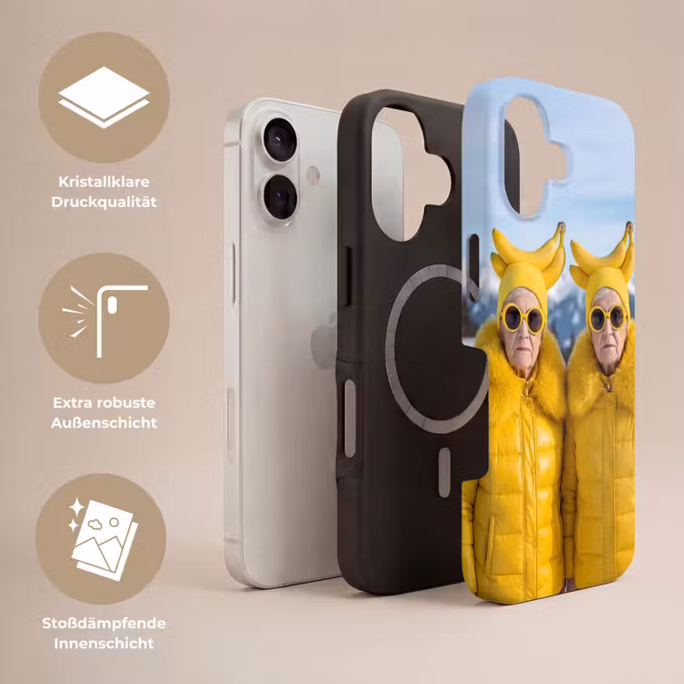 Vrouwen - Bananen - Geel Toughcase MagSafe Apple iPhone 17 klein -USP_Lagen_DE