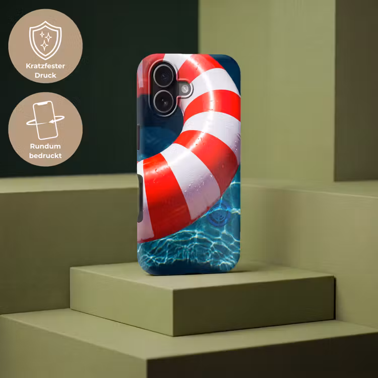 Recreatie - Water - Zomer - Rood - Wit Toughcase MagSafe Apple iPhone 17 klein -USP_PrintM_DE