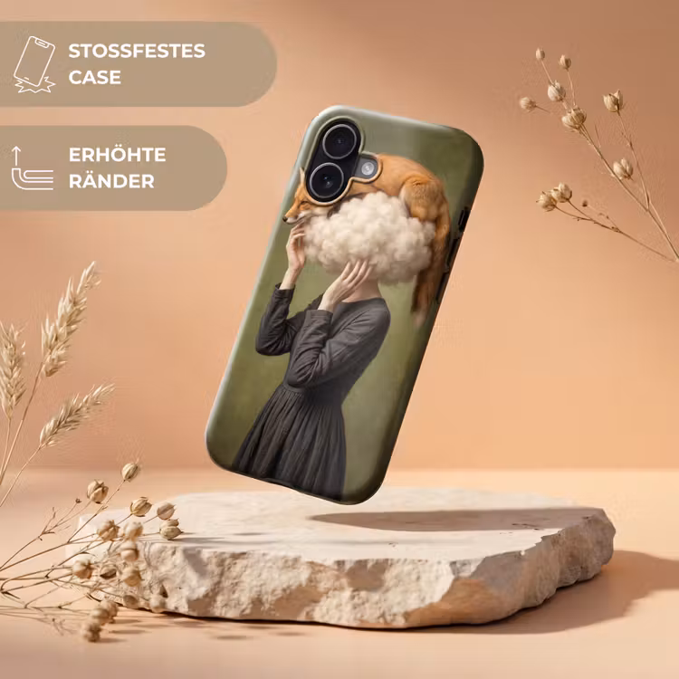 Vos - Surrealistisch - Groen Toughcase MagSafe Apple iPhone 17 klein -USP_RandenV_DE