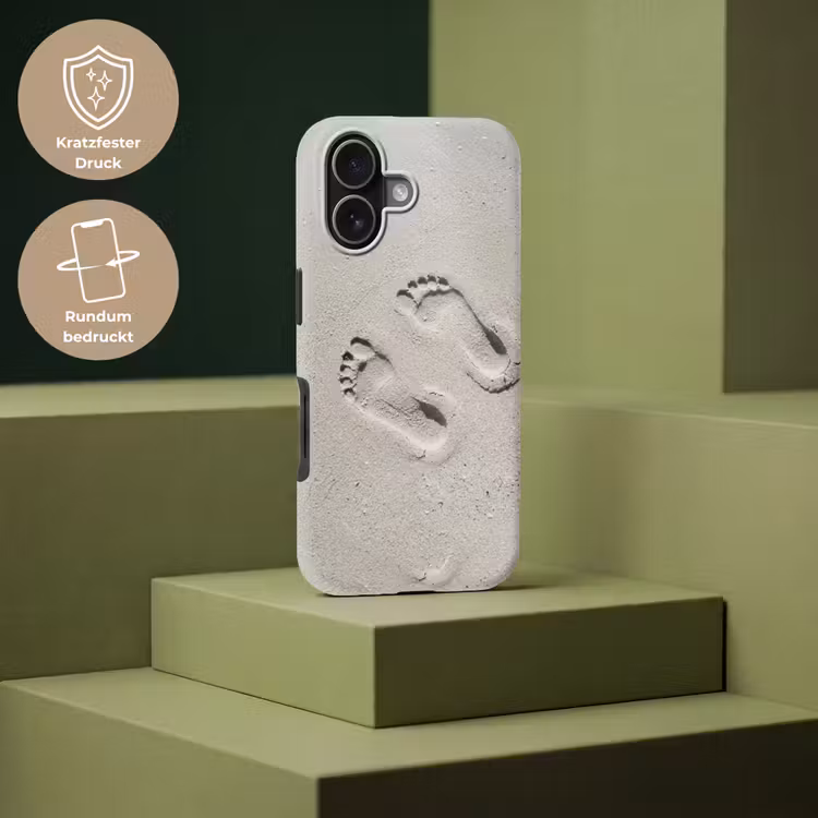 Voeten - Zand - Zee Toughcase MagSafe Apple iPhone 17 klein -USP_PrintM_DE