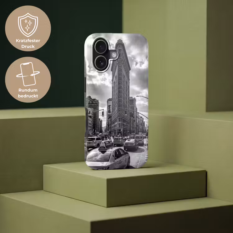 Gebouw - Hoogbouw - Stad - Architectuur - Zwart-wit Toughcase MagSafe Apple iPhone 17 klein -USP_PrintM_DE