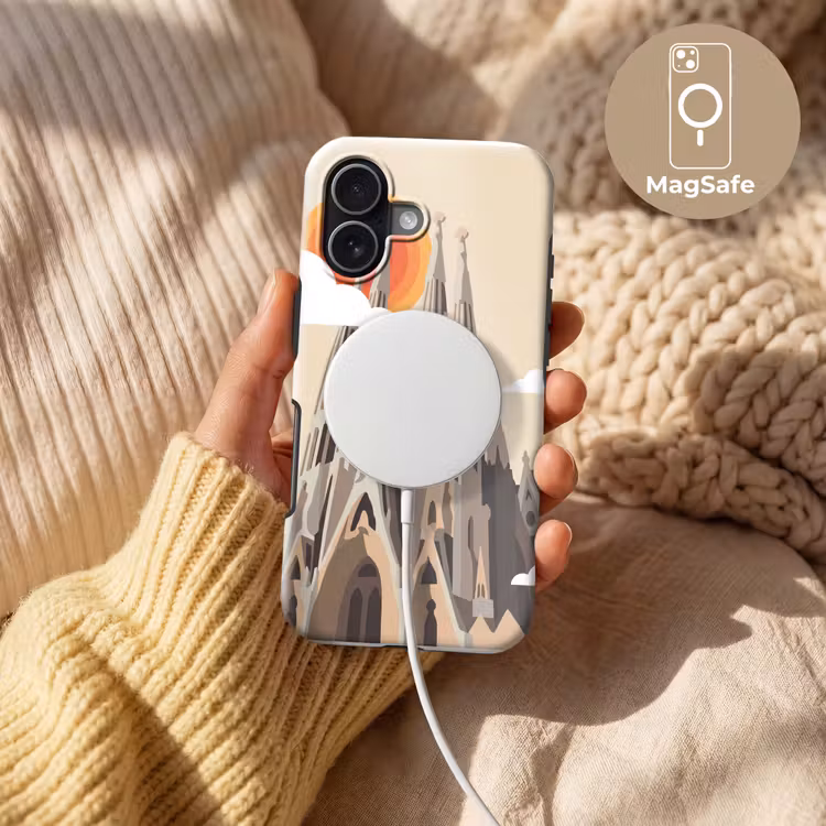 Gebouw - Torens - Architectuur - Abstract - Zonsondergang Toughcase MagSafe Apple iPhone 17 klein -USP_MagsafeV