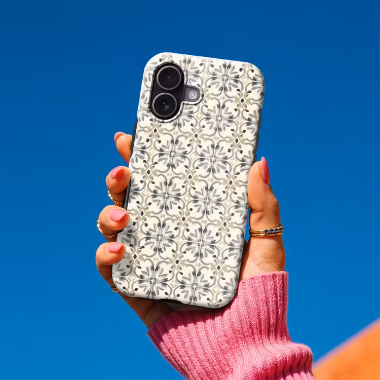Floraal - Patroon - Kleurrijk Toughcase MagSafe Apple iPhone 17 klein 1017 -Sfeer1V