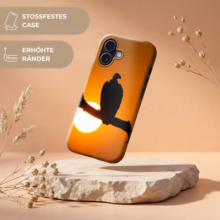 Gier - Tak - Zon - Oranje Toughcase MagSafe Apple iPhone 17 klein -USP_RandenV_DE