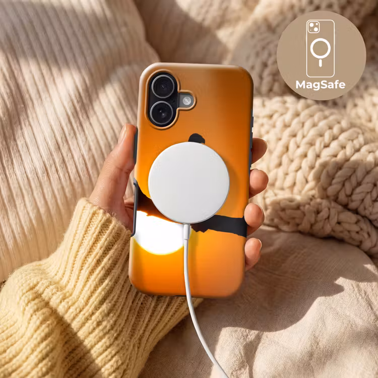 Gier - Tak - Zon - Oranje Toughcase MagSafe Apple iPhone 17 klein -USP_MagsafeV