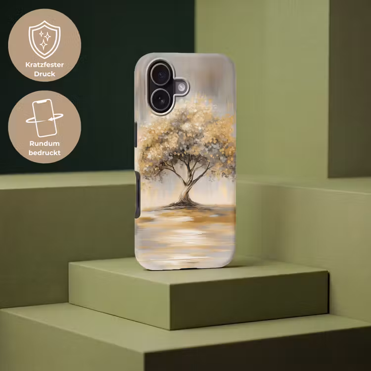 Schilderij - Boom - Abstract - Bladeren Toughcase MagSafe Apple iPhone 17 klein -USP_PrintM_DE