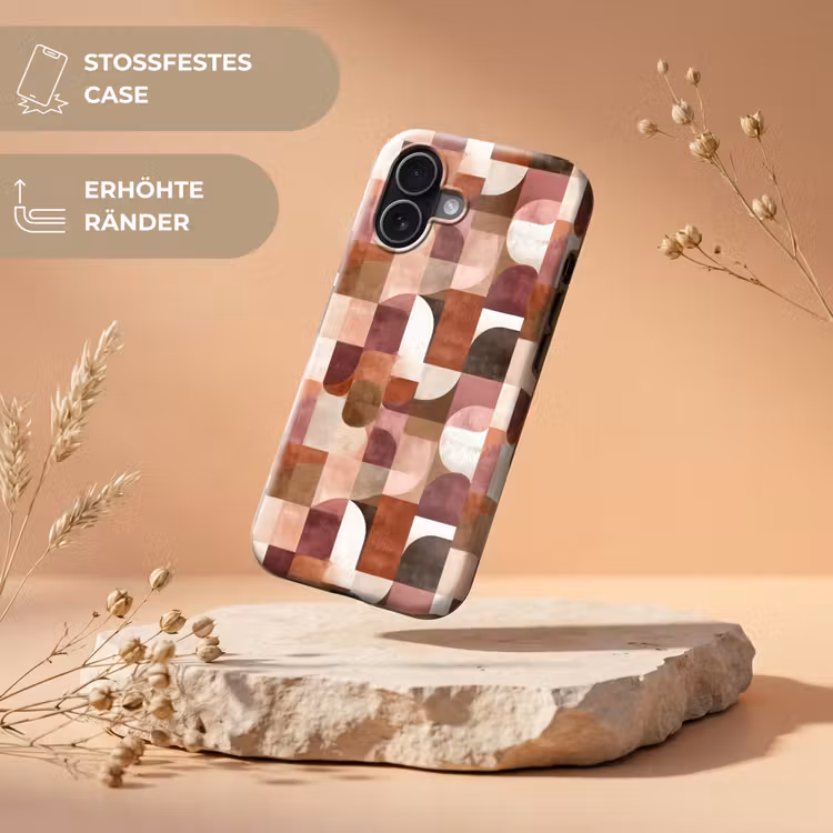 Geometrie - Modern - Retro Toughcase MagSafe Apple iPhone 17 klein 1017 -USP_RandenV_DE