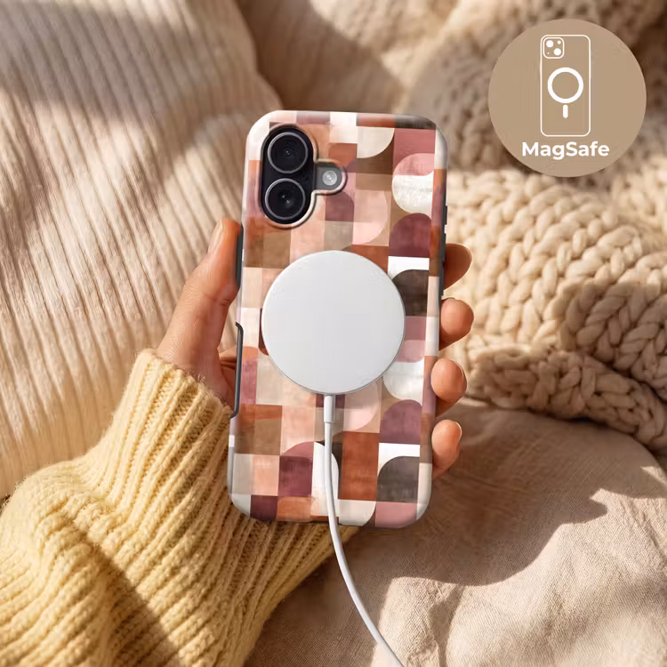 Geometrie - Modern - Retro Toughcase MagSafe Apple iPhone 17 klein 1017 -USP_MagsafeV
