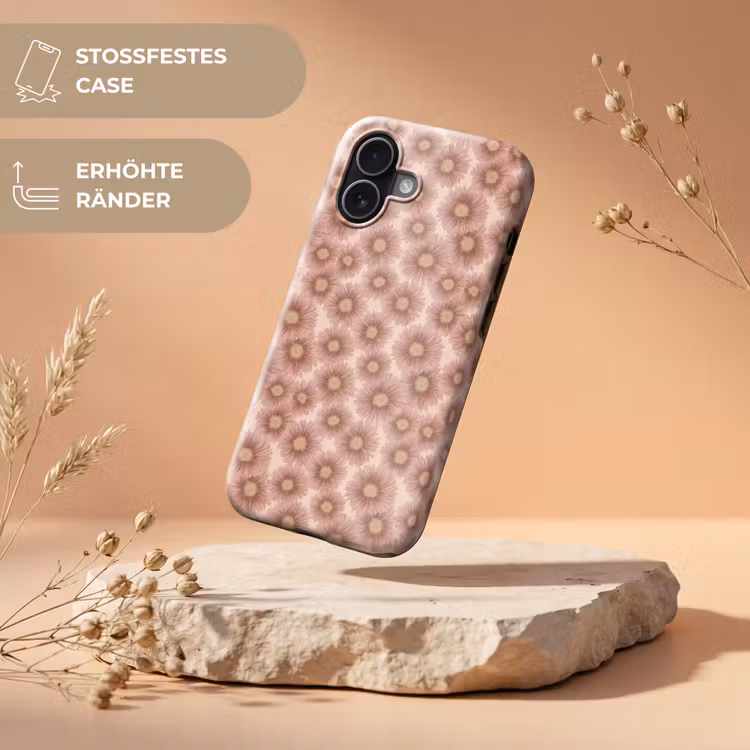 Gerbera - Bloemen - Roze Toughcase MagSafe Apple iPhone 17 klein 1017 -USP_RandenV_DE