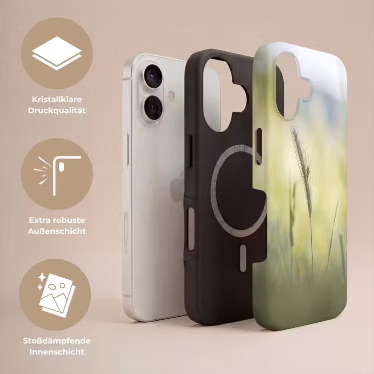 Graan - Aar - Natuur - Groen - Detail Toughcase MagSafe Apple iPhone 17 klein -USP_Lagen_DE