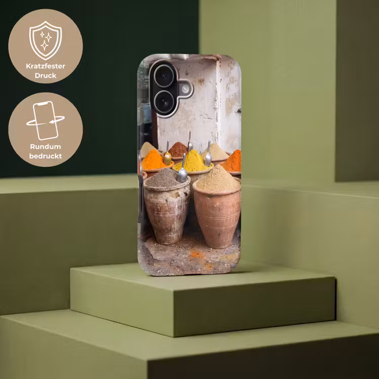 Handyhülle Toughcase - Gewürze – Gläser – Orientalisch - Kruiden - Potten - Oosters Toughcase MagSafe Apple iPhone 17 klein