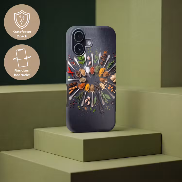 Kruiden - Lepels - Culinair - Kleurrijk - Sfeervol Toughcase MagSafe Apple iPhone 17 klein -USP_PrintM_DE