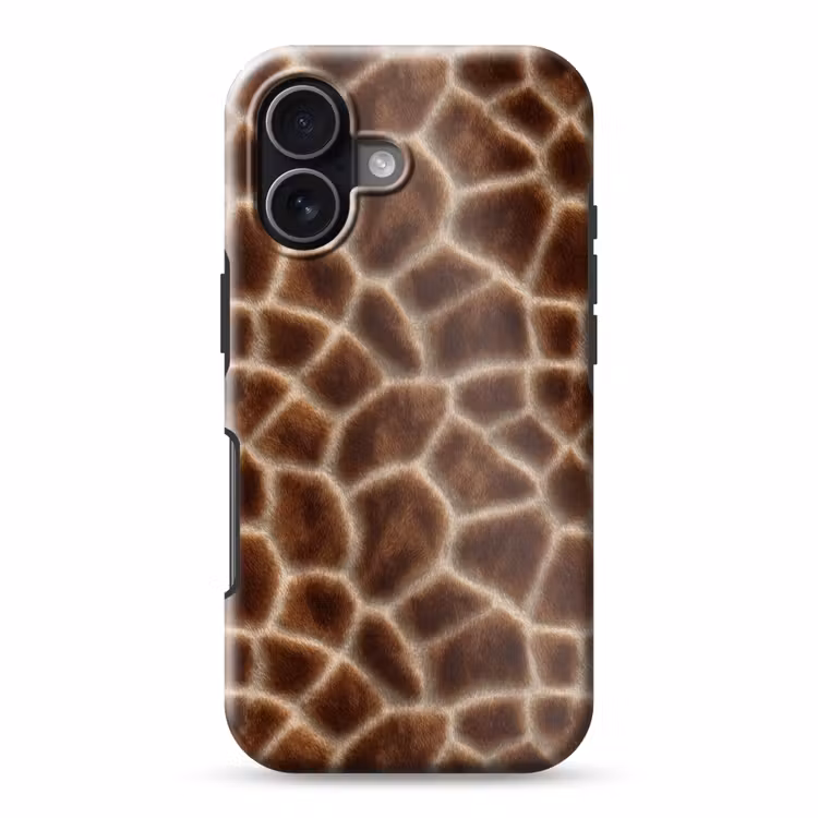 Giraf - Vacht - Bruin Toughcase MagSafe Apple iPhone 17 klein 1017 -3d