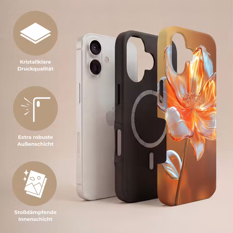 Glazen - Bloem - Zonlicht Toughcase MagSafe Apple iPhone 17 klein -USP_Lagen_DE